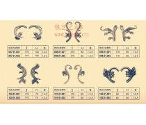 鐵藝花葉